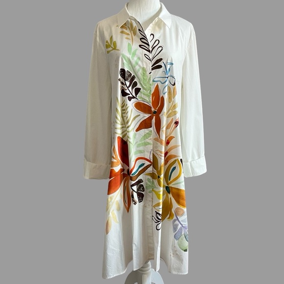 Lafayette 148 New York Porto Floral-Print Shirt Dress
Vibration shirt dress - Picture 9 of 14